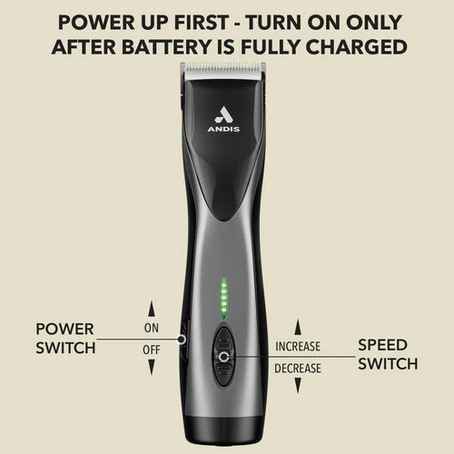 Andis Supra ZR II Cordless Detachable Blade Clipper