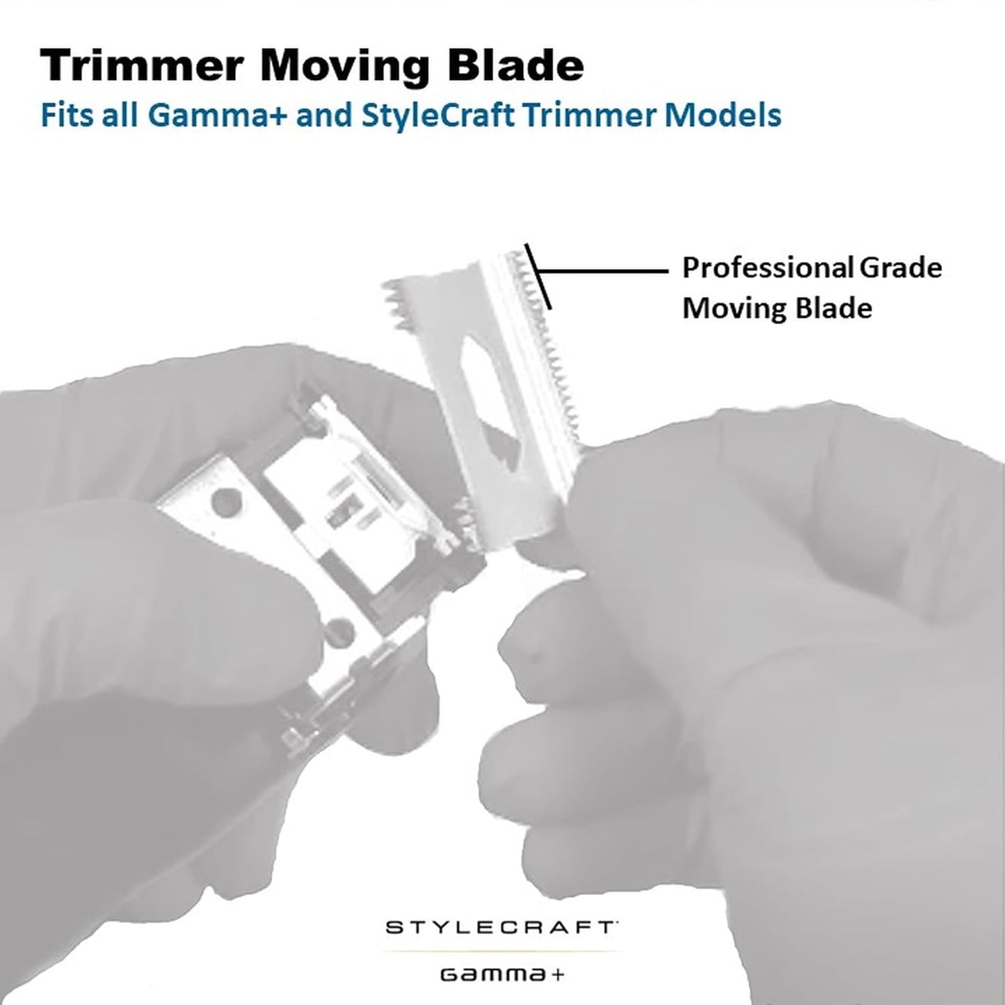 GAMMA+ Hair Trimmer Fixed Moving Blade Replacement Professional Grade