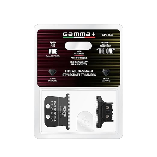 GAMMA+ Hair Trimmer Fixed Moving Blade Replacement Professional Grade