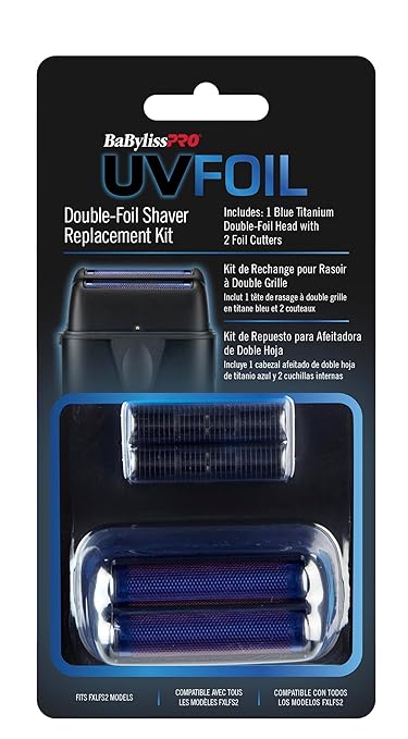 BaBylissPRO Replacement Foil and Cutter for UV Double Foil Shavers - for use with UV Foil Shavers ONLY
