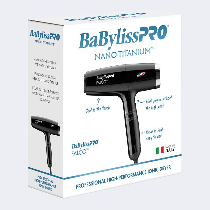 BaBylissPRO Nano Titanium Professional Italian High-Speed Falco Dryer