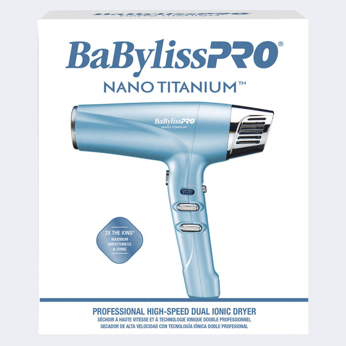 BaBylissPRO Nano Titanium Professional High-Speed Dual Ionic Dryer