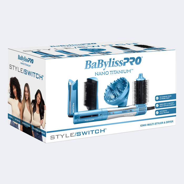 BaBylissPRO Nano Titanium StyleSwitch Ionic Multi-Styler & Dryer