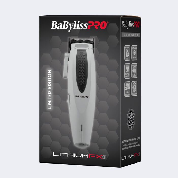 BaBylissPRO LithiumFX+ Limited Edition Grey Cord/Cordless Lithium Ergonomic Clipper
