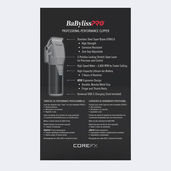 BaBylissPRO COREFX Clipper