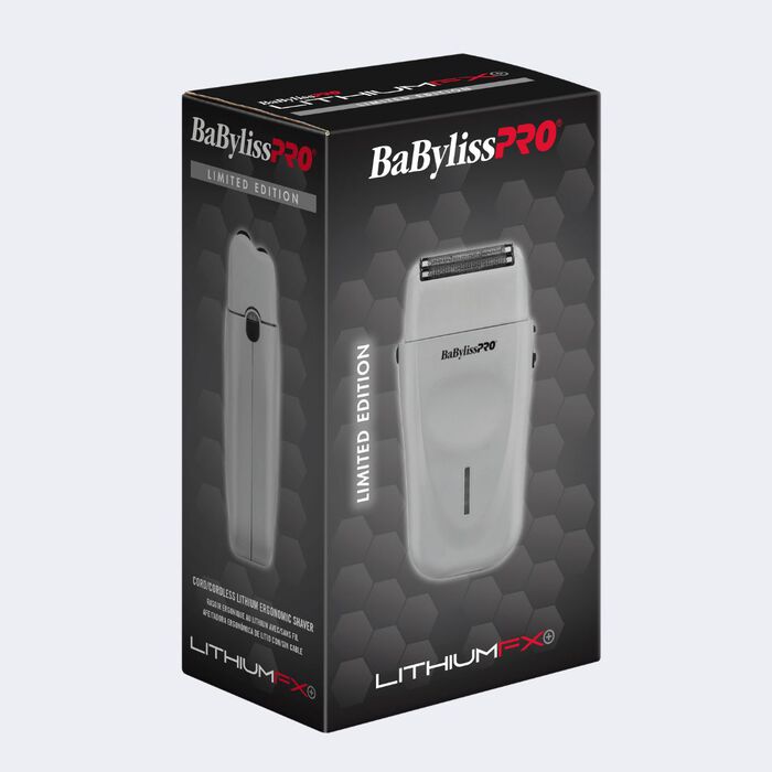 BaBylissPRO LithiumFX+ Limited Edition Grey Cord/Cordless Lithium Ergonomic Double Foil Shaver