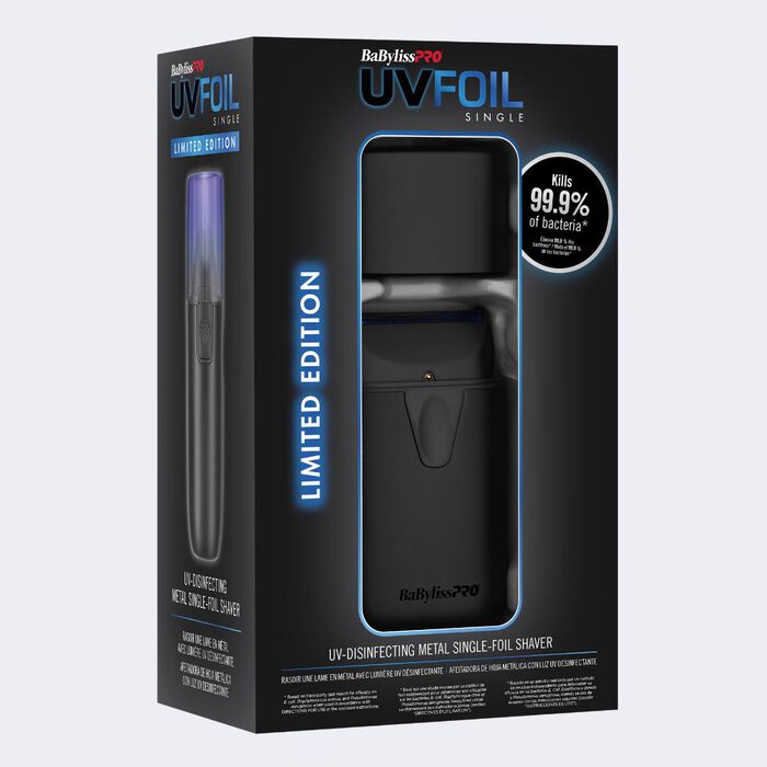BaBylissPRO UVFOIL Matte Black UV Single-Foil Shaver