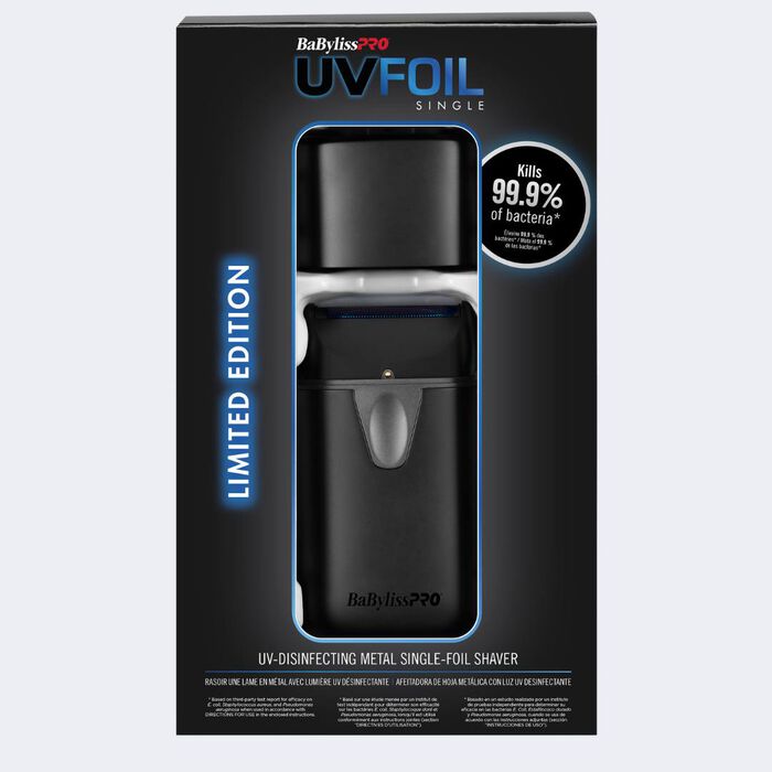BaBylissPRO UVFOIL Matte Black UV Single-Foil Shaver