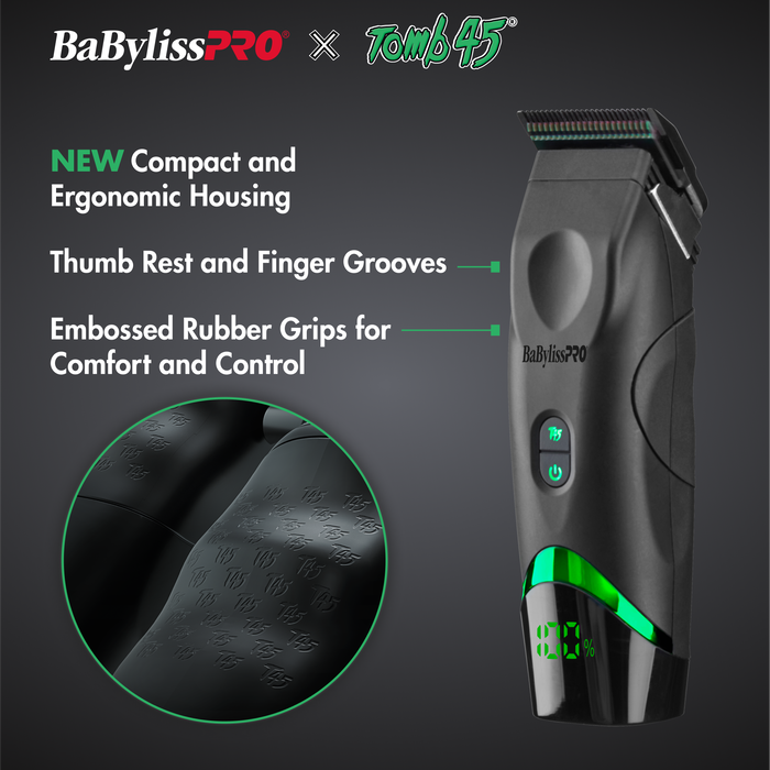 BaBylissPRO x Tomb45® Wireless-Charging Clipper