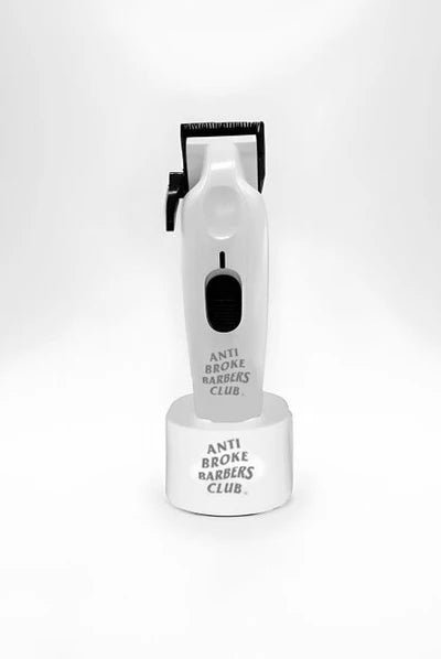 Cocco Hyper Veloce Pro Stealth Anti-Broke Barber's Club Limited Edition Matte White Clipper