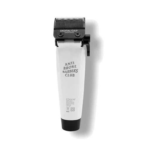 Cocco Hyper Veloce Pro Stealth Anti-Broke Barber's Club Limited Edition Matte White Clipper