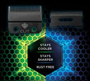 StyleCraft Diamond Cut Fixed Clipper Blade w/ Shallow 2.0 Moving Cutter Set
