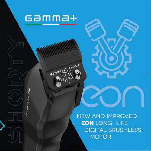 Gamma+ Shorty Cordless Hair Clipper w/ EON Digital Motor