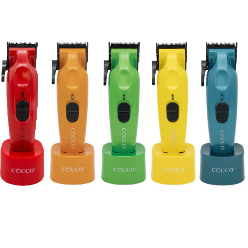 Cocco Hyper Veloce Pro Cordless Clipper w/ Digital Gap Ambassador Graphene Taper Blade + Charging Stand