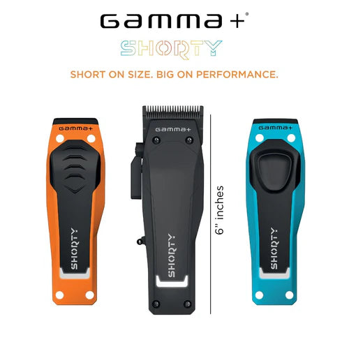 Gamma+ Shorty Cordless Hair Clipper w/ EON Digital Motor