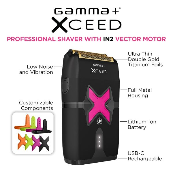 Gamma+ XCEED Professional Shaver with IN2 Vector Motor