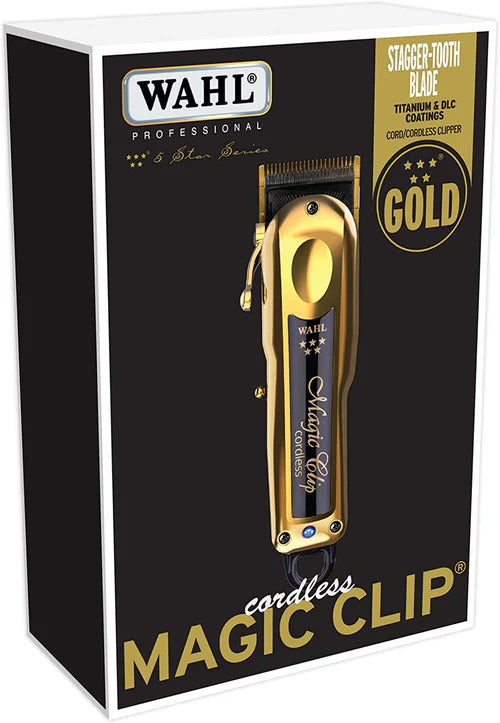 Wahl Professional 5 Star Magic Clip Cordless Clipper - Gold