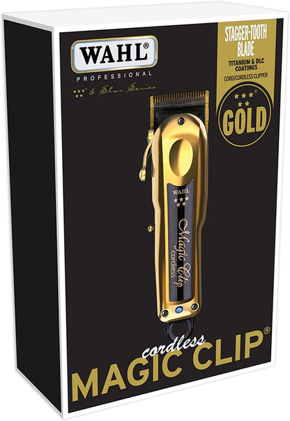 Wahl Professional 5 Star Magic Clip Cordless Clipper - Gold