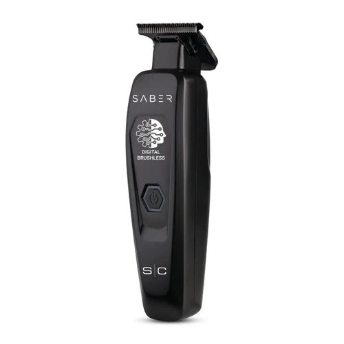 StyleCraft Saber Cordless Digital Brushless Motor Metal Trimmer - Black