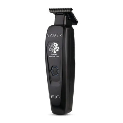 StyleCraft Saber Cordless Digital Brushless Motor Metal Trimmer - Black