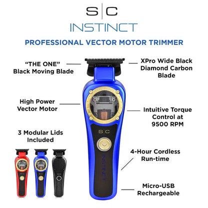 StyleCraft Instinct Cordless Trimmer w/ Vector Motor & Intuitive Torque Control
