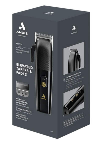 Andis Envy II Clipper - Black