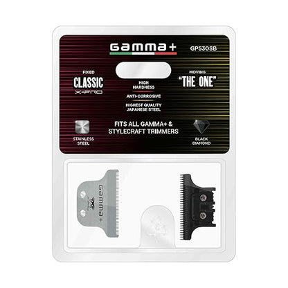 GAMMA+ Hair Trimmer Fixed Moving Blade Replacement Professional Grade