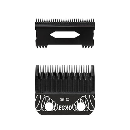 StyleCraft Replacement ECHO Fixed DLC Hair Clipper Blade with DLC Deep Tooth Cutter Set
