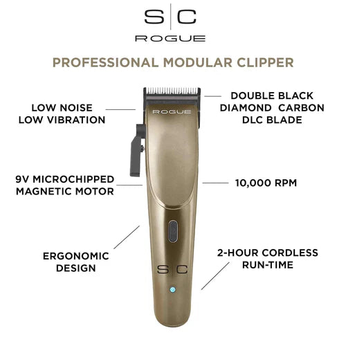 Stylecraft Rogue Clipper - Matte Gun Metal