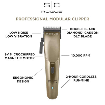 Stylecraft Rogue Clipper - Matte Gun Metal