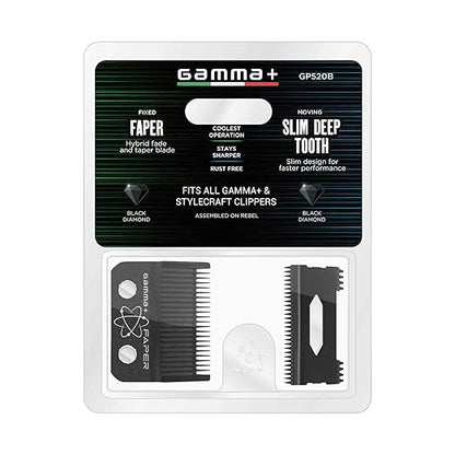 GAMMA+ Hair Clipper Fixed Moving Blade Replacement