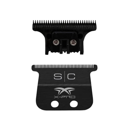 StyleCraft Black Diamond X-Pro Wide Fixed Blade & Black DLC "The One Cutter Trimmer Replacement Blade Set