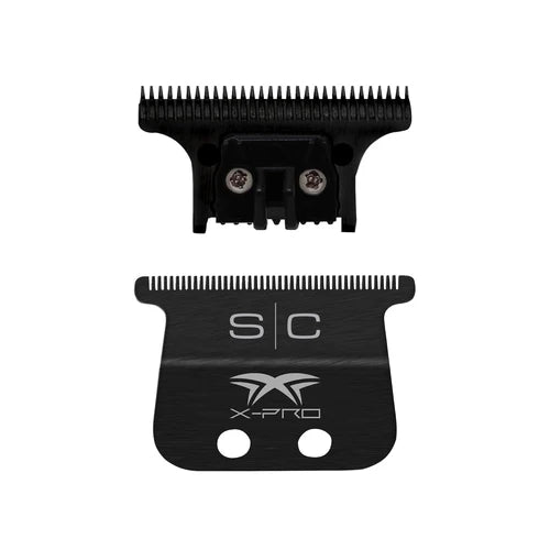 StyleCraft Black Diamond X-Pro Wide Fixed Blade & Black DLC "The One Cutter Trimmer Replacement Blade Set