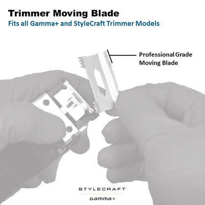 GAMMA+ Hair Trimmer Fixed Moving Blade Replacement Professional Grade