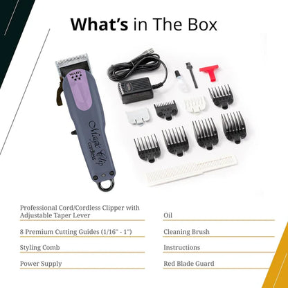 Wahl Professional Limited Edition Lavender Cord/Cordless Magic Clip Clipper
