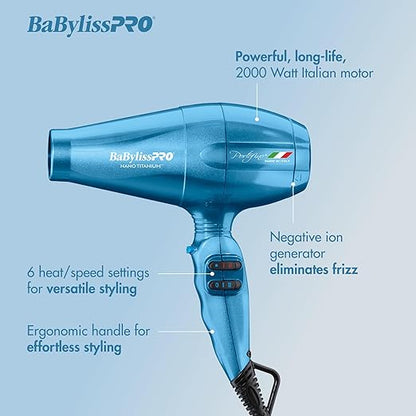BaBylissPRO Nano Titanium Italian Portofino Hair Dryer
