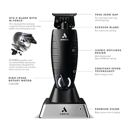 Andis GTX-EXO M-Force Replacement Hiar Cutting Blade, Deep Tooth, Zero-Gapped, Black