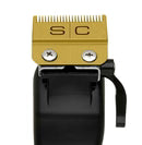 StyleCraft Fixed Gold Titanium Fade Replacement Clipper Blade w/ Gold Titanium Moving Slim Deep Tooth Cutter Set