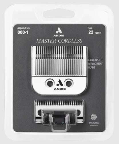Andis Master Cordless Carbon Steel Replacement Blade - Size 000-1