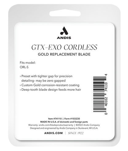 Andis GTX-Z Gold Deep-Tooth Blade