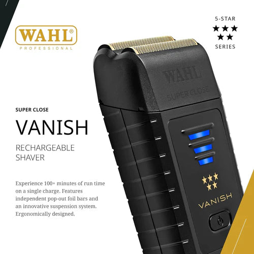 Wahl Professional 5 Star Vanish Cordless Double Foil Shaver