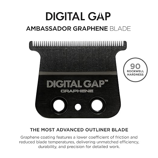 COCCO Digital Gap Ambassador Graphene Trimmer Blade, ADGT-G Replacement Blade Designed for Hyper Veloce Pro and Veloce Pro Trimmers