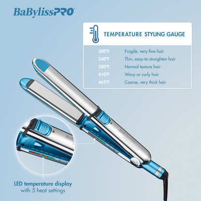 Babyliss PRO Nano Titanium Prima 3300 Ionic Straightener 1 - 1 1/2 Inch