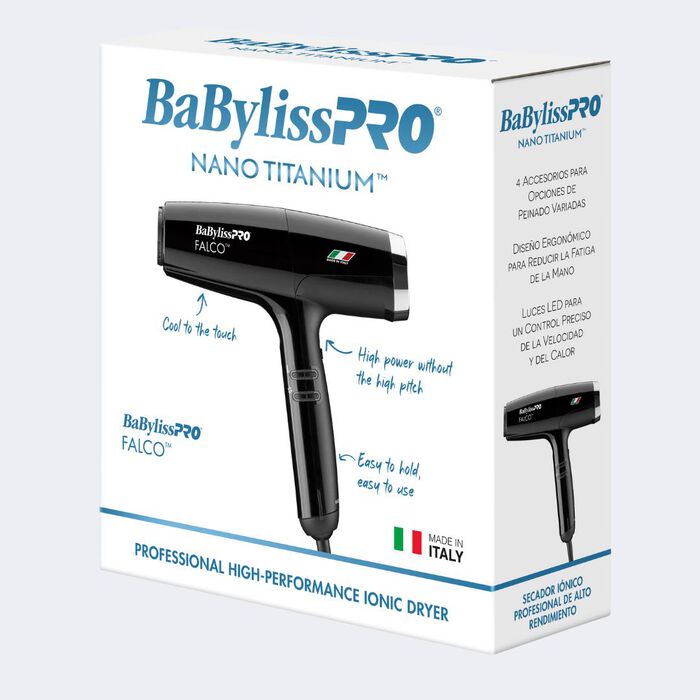 BaBylissPRO Nano Titanium Professional Italian High-Speed Falco Dryer