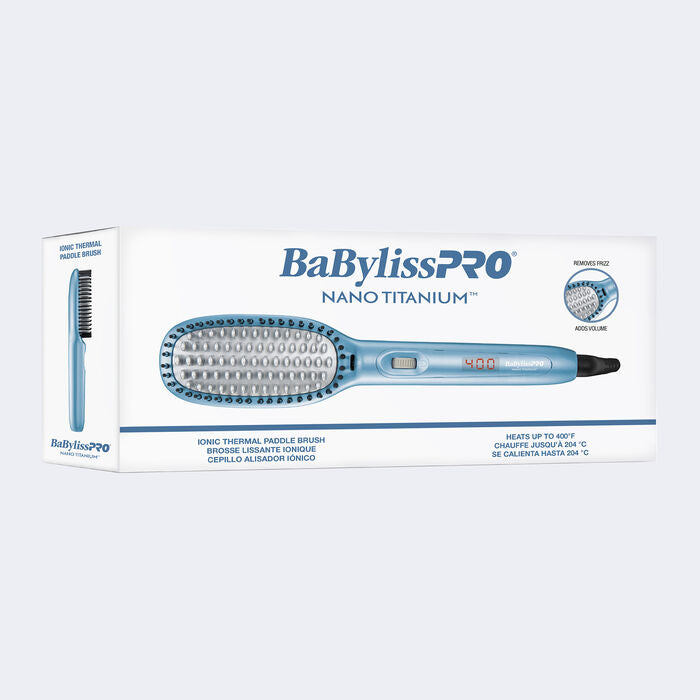 BaBylissPRO Nano Titanium Ionic Thermal Paddle Brush