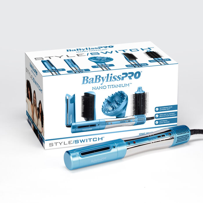 BaBylissPRO Nano Titanium StyleSwitch Ionic Multi-Styler & Dryer