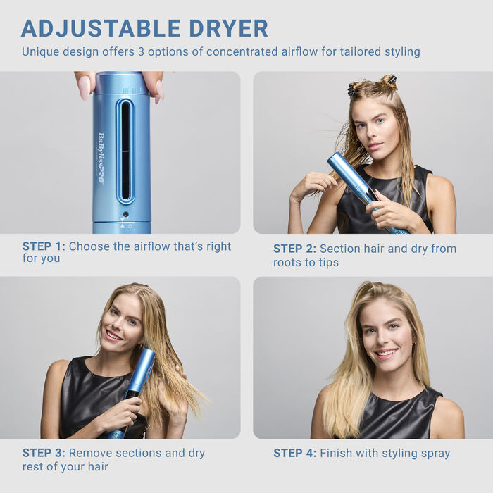 BaBylissPRO Nano Titanium StyleSwitch Ionic Multi-Styler & Dryer