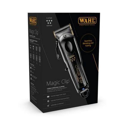 Wahl Professional 5 Star Magic Clip Cordless Clipper - Black