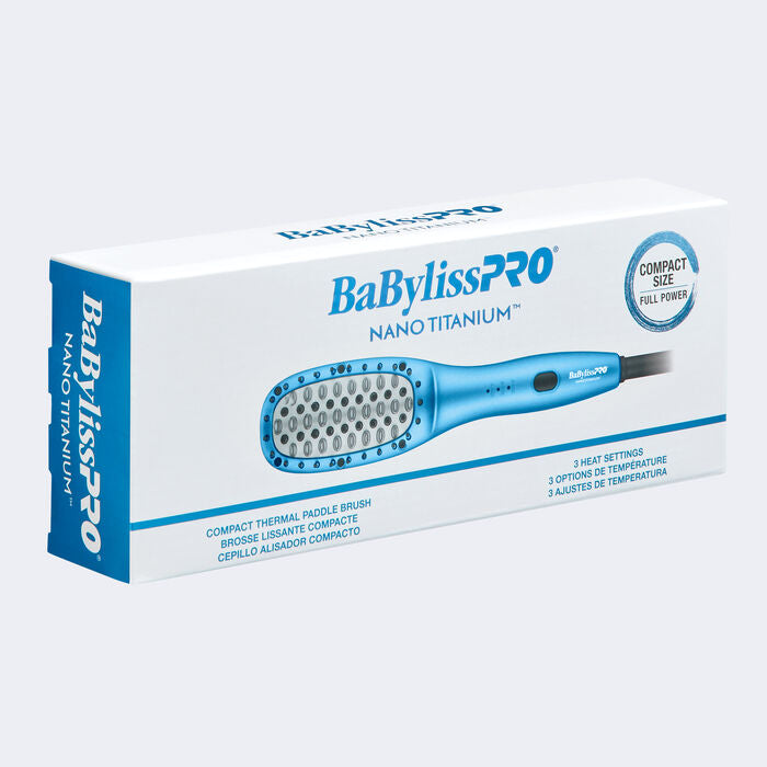 BaBylissPRO Nano Titanium Compact Thermal Paddle Brush