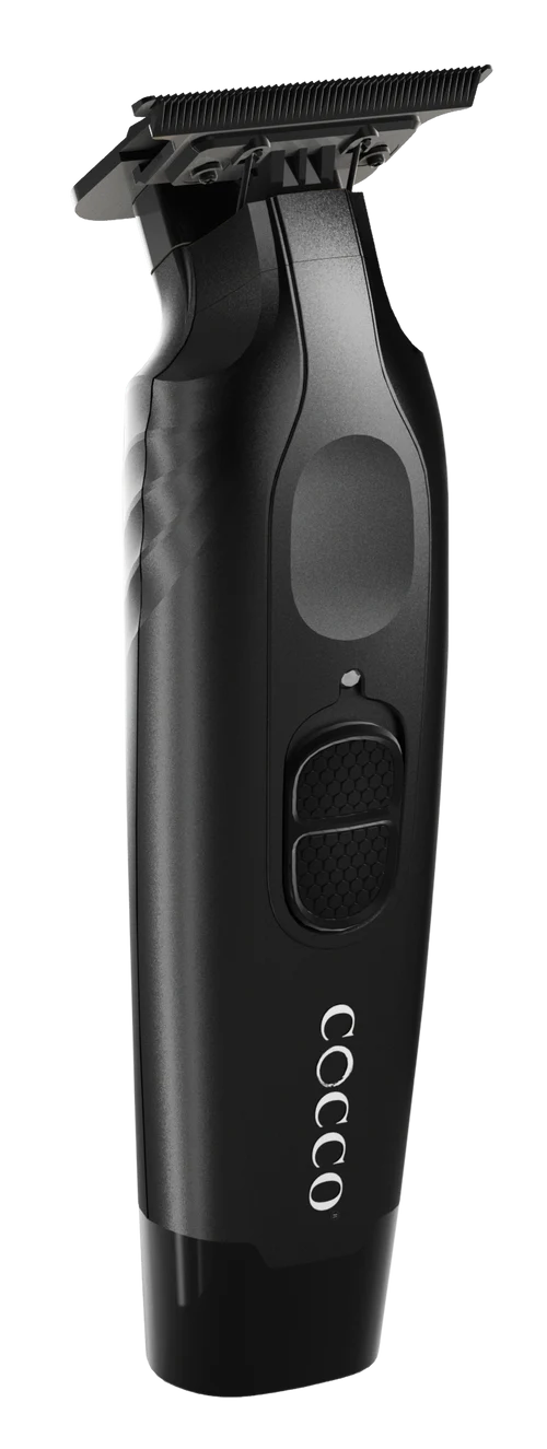 Cocco Veloce Pro Cordless Trimmer w/ Digital Gap Ambassador DLC Blade + Black Charging Stand